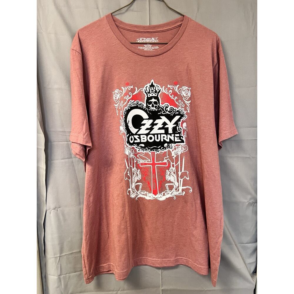 Ozzy Osbourne Crown Skull Logo graphic T-shirt Size XXL BR2042